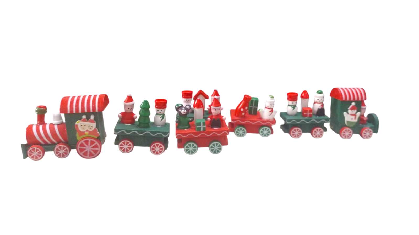 TREM MADEIRA 7 VAGOES 45CM X 8CM